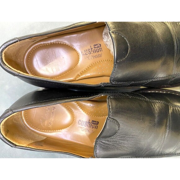 Clarks Collection Men\'s Dress Loafers Shoes Size 8 Leather Black main image 6